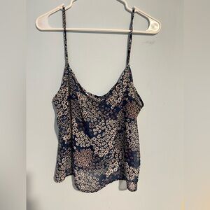 American Apparel Navy Floral Camisole